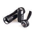 Hot 380nm poderoso 3W ultravioleta UV LED lanterna UV Blacklight